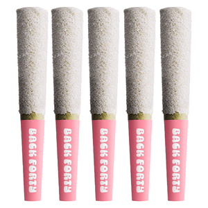 Back Forty - Frosted Icicles Infused Pre-Roll - Strawberry Pink - Hybrid - 5x0.5g