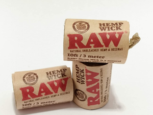 raw hemp wick