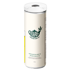 TeaPot - Lemon Black Tea & CBD - Hybrid - 355ml